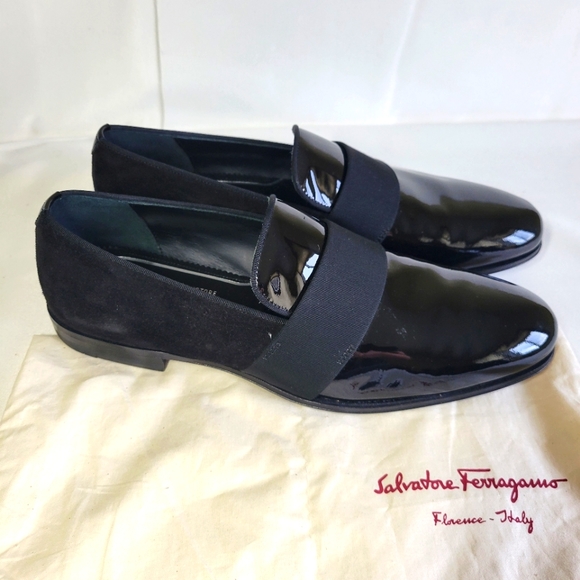NWT $730 Ferragamo Bryden Leather Moccasins - Picture 10 of 14